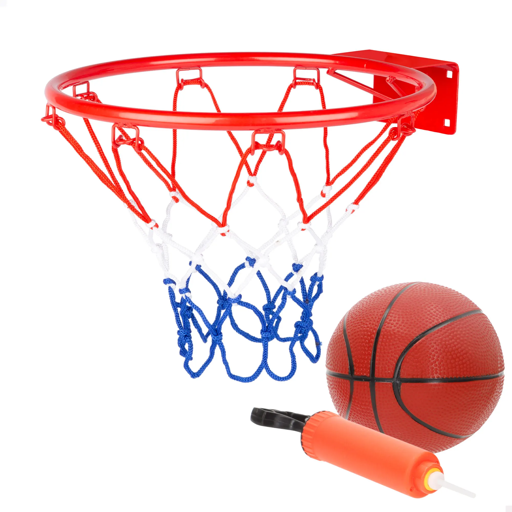 Aktive Canasta baloncesto de pared 32 cm con balón e hinchador