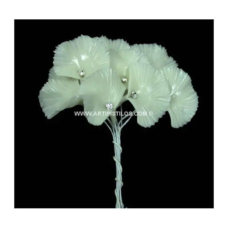 FLOR DE PORCELANA FRÍA Raíz FLORES Abanico Sombreros Hecho a Mano