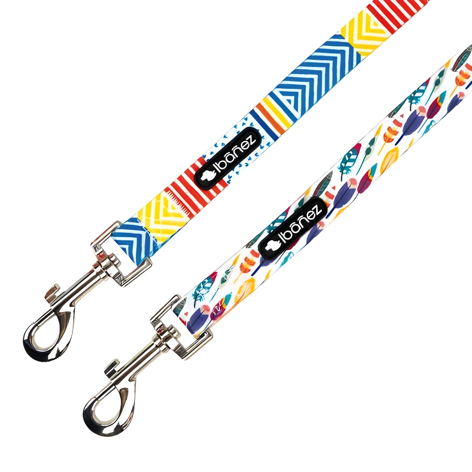 Correa Ibañez Fantasy Geo y Plumas para Perros 120 Cm