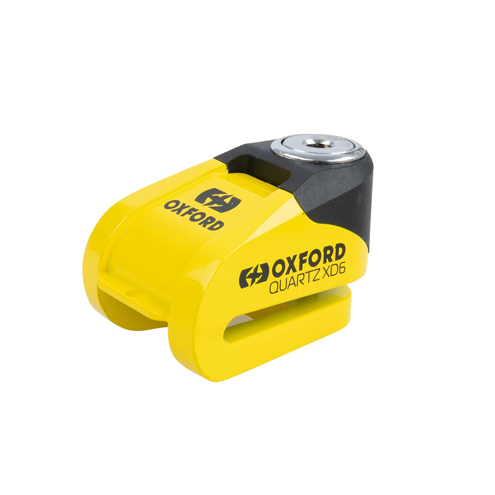 Candado Disco Oxford Quartz Xd6 6mm Amarillo/negro Amarillo/negro