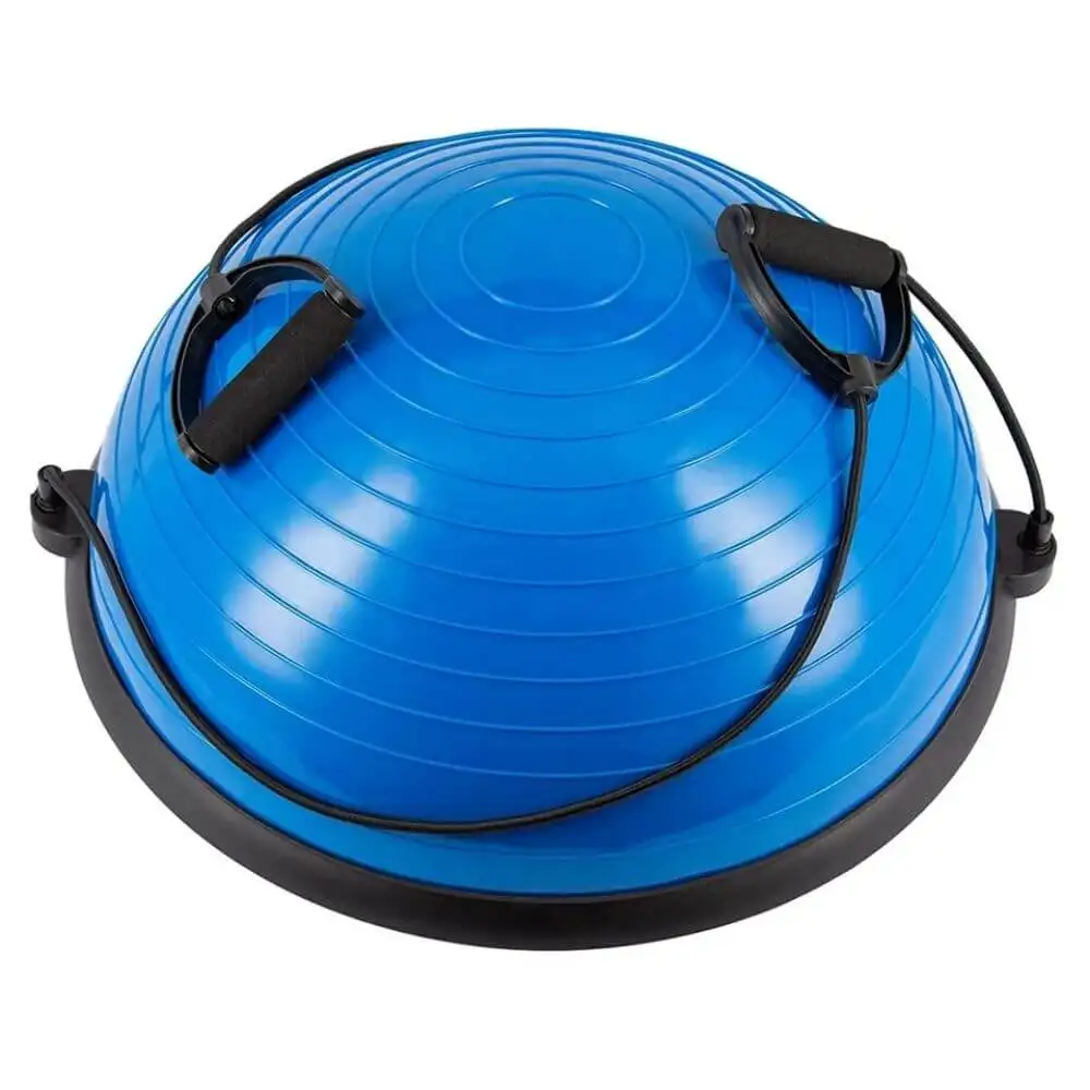 ALLINLIFE hemisphere yoga,58CM wave speed ball yoga strike Special fitness ball, balance hemisphere, fitness ball, home yoga fitness equipment, Blue