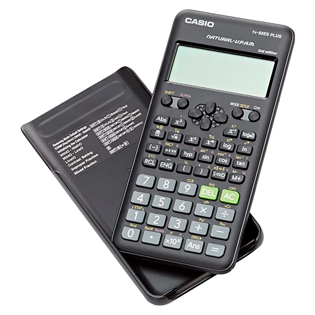 Casio fx-82es plus 2nd edition scientific calculator with 252 functions - ideal for students and professionals