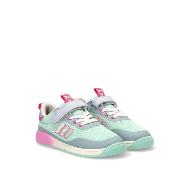 Zapatillas Respetuoso/barefoot Mustang Kids - Niña - Suela Plana - Modelo 49045 - Color Aguamar