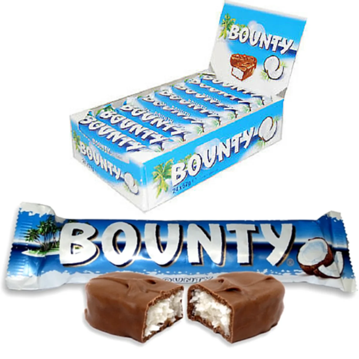 Bounty coconut chocolate coated with delicious milk chocolate (24 units of 57g) #5
