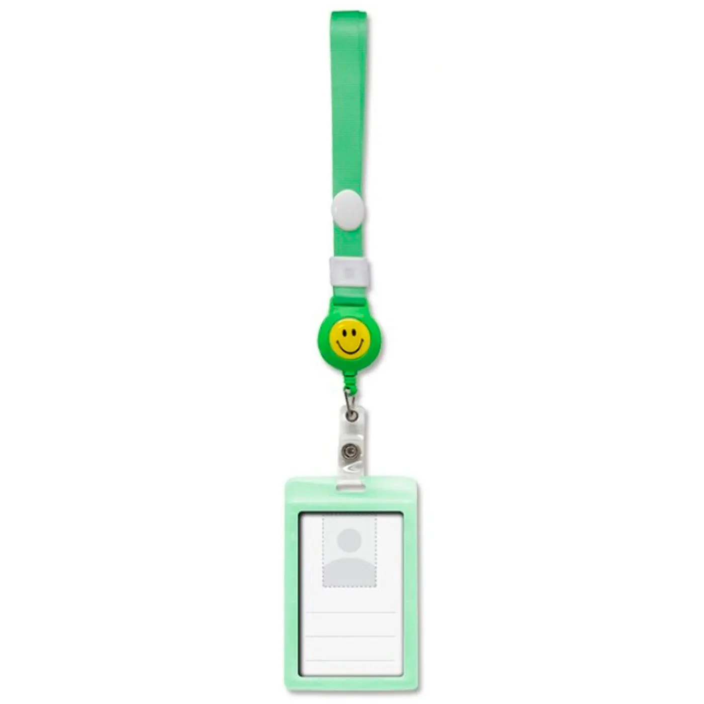 Tradineur hanging id card holder, id card case with extendable lanyard for exhibition, business, offices, students, random color