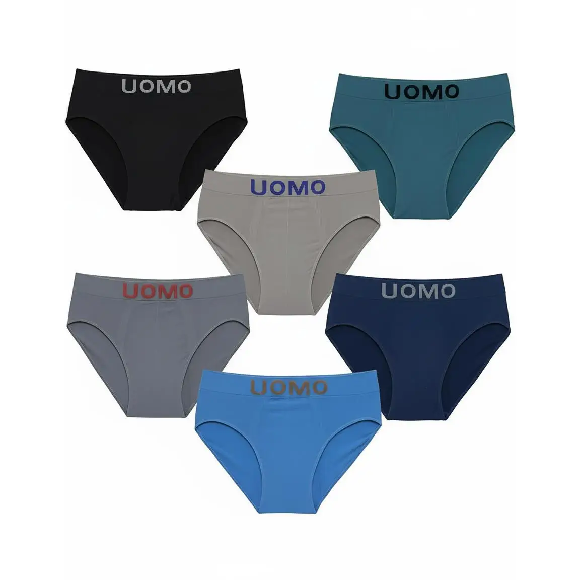 Calzoncillos Hombre Slip, Calzoncillos Slips para Hombre Licra Cómodos y Suaves, Calzoncillos Slips Hombre Sin Costuras, Pack  6 Boxer Slip para Hombre Comodidad Transpirable