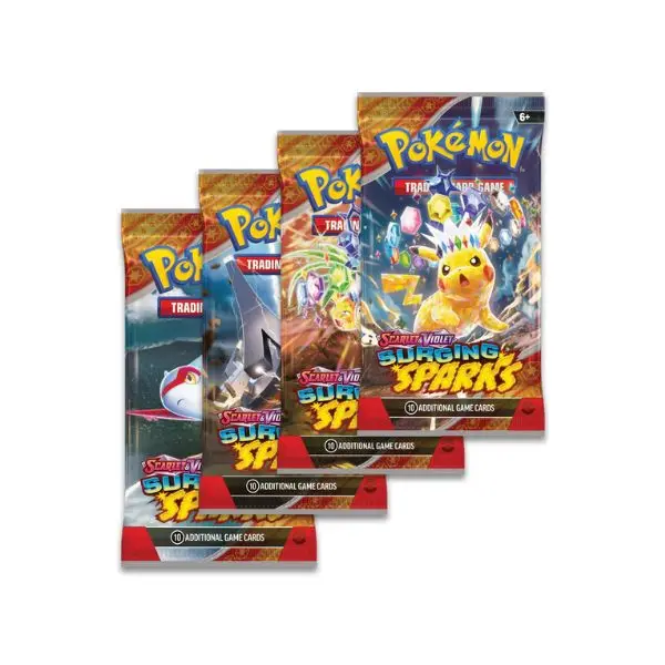 Sparkling sparks Pack of 4 Spanish envelopes-original Pokemon letters