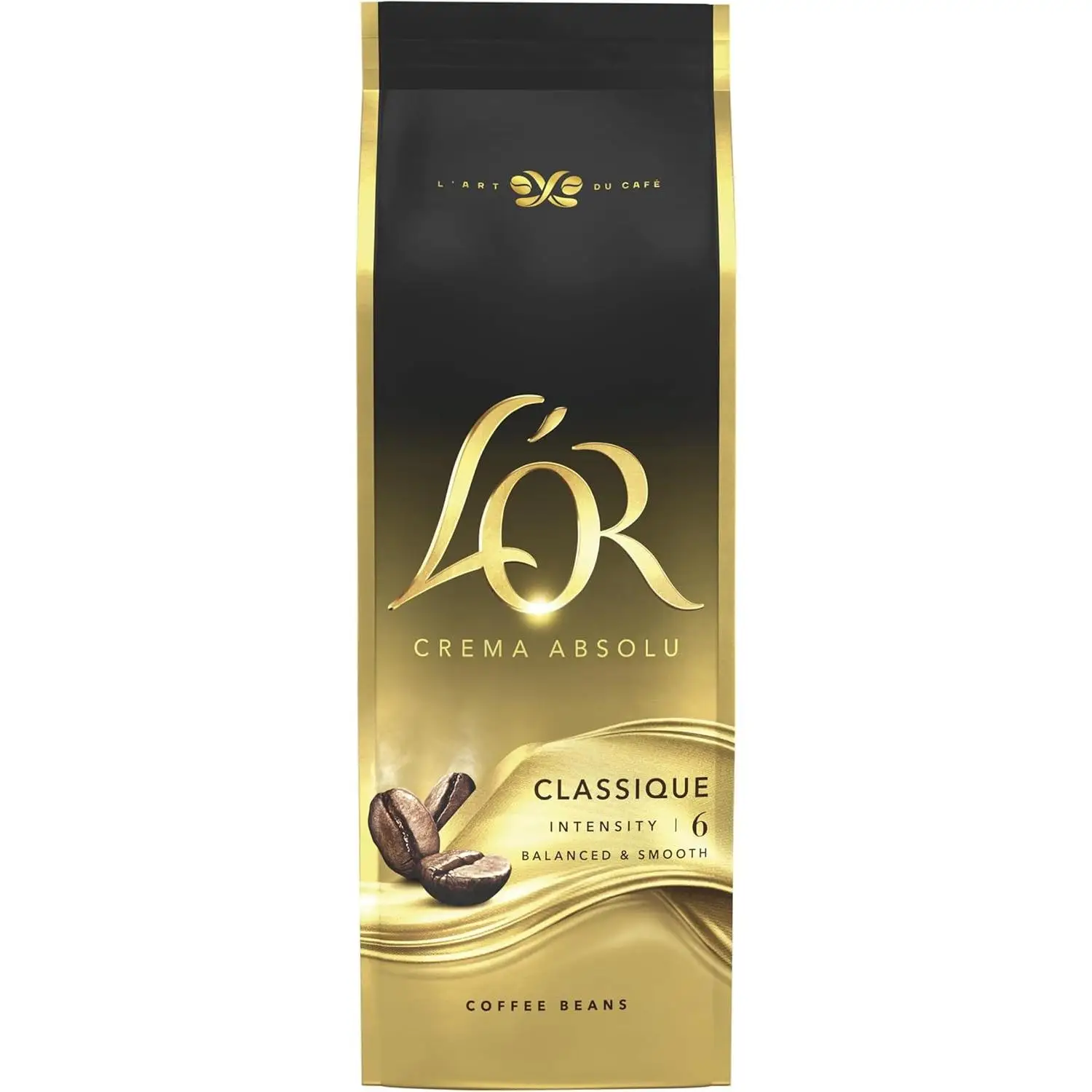 L'OR Espresso Classique Café en Grano Natural - Intensidad 6 | 2*500g total 1kg