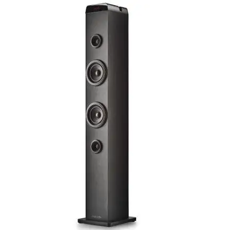 Altavoces NGS Inalámbricos Bluetooth 5.4 Broadcasting Karaoke Base madera negra - Imagen 4