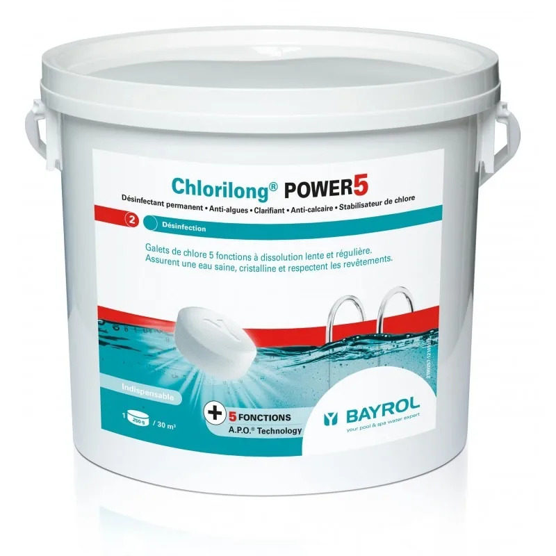Bayrol  Cloro Tabletas 5 Funciones -Chlorilong Power 5