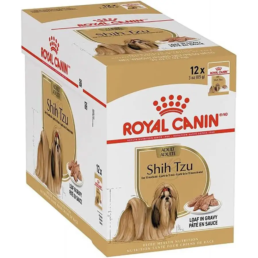 12 sobres x 85 g - Royal Canin Adult Shih Tzu Paté sobre para perros