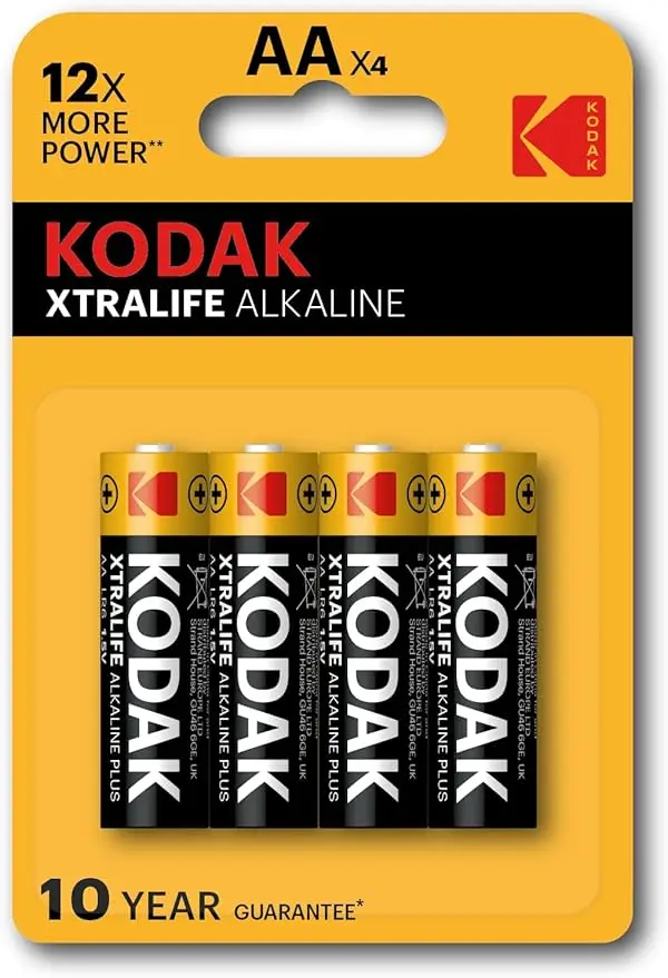 Extracting Panasonic Maxell Kodak 48 battery in blister 4 PCs AA-AAA LR03 LR06