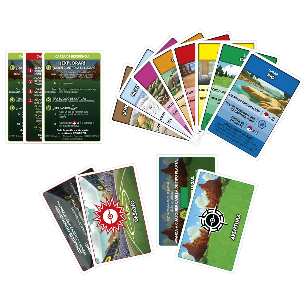 Monopoly Pokémon Classic Game by Hasbro - Spanish board game for 2-10 players, featuring iconic Kanto and Johto locations, Pokémon collecting, and easy-to-learn rules for family fun and entertainment. #3