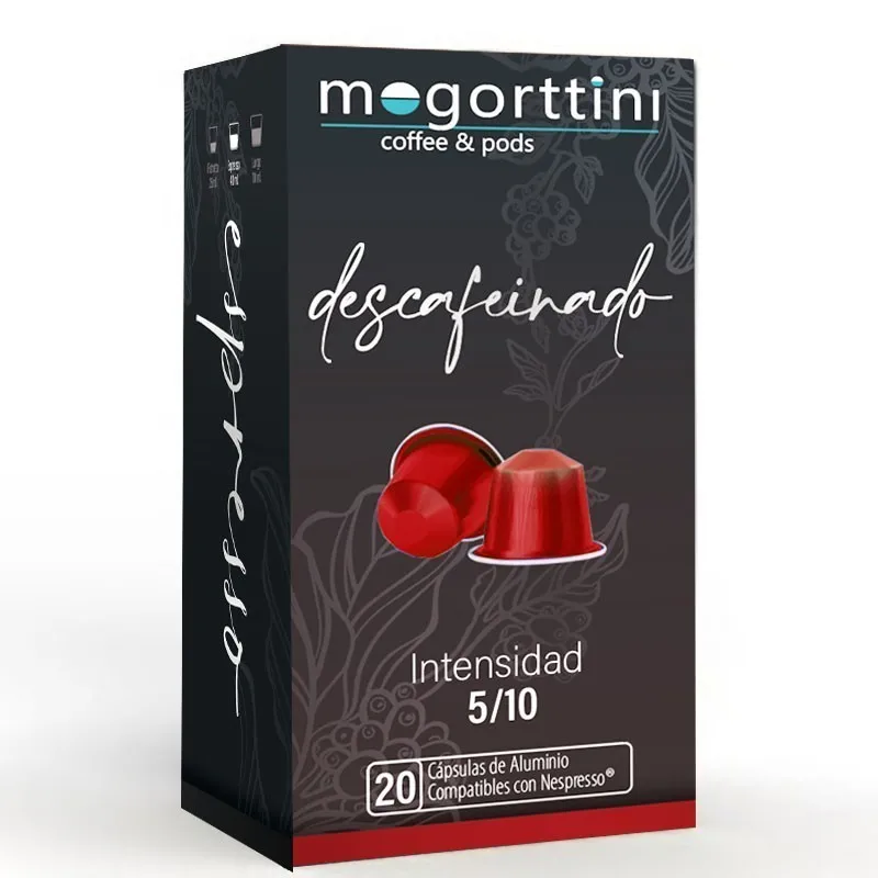 120 mogorttini decaffeinated capsules 6 nespresso compatible boxes
