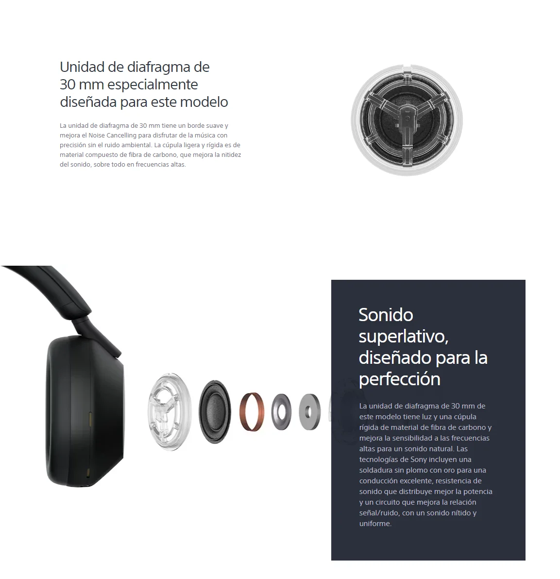 Sony WH-1000XM5 – Auriculares inalámbricos con cancelación de Ruido (autonomía de 30 Horas) 5
