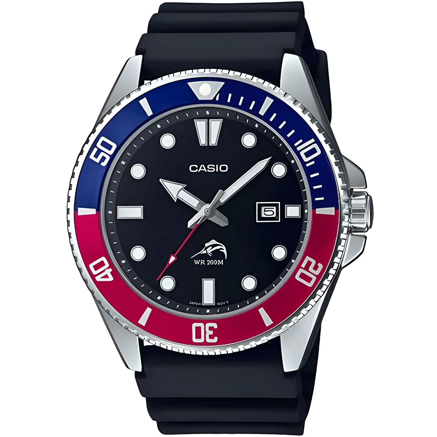 Reloj Hombre Buceo Casio MDV-106B-1A2 MARLIN DURO correa goma
