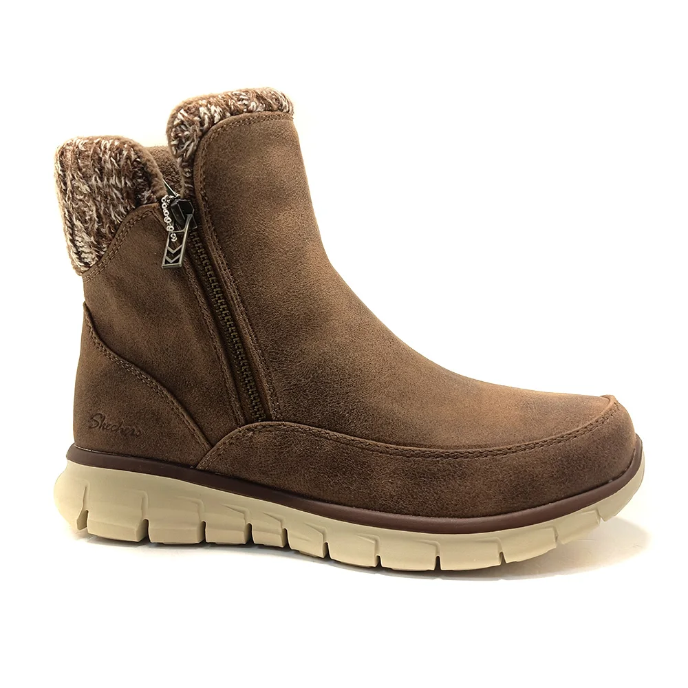 Skechers 167941 Synergy - Lovely Collab ankle boots for women brown Color