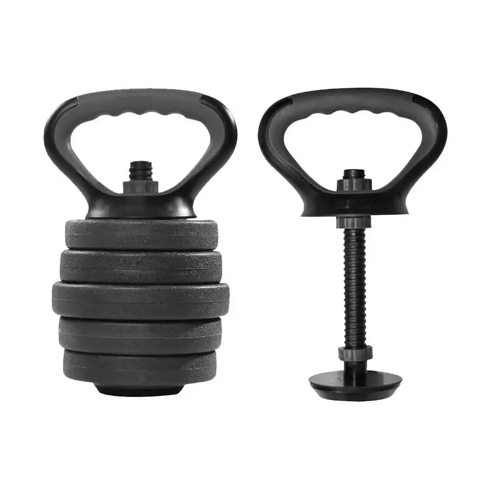Allinlife 6 in 1 adjustable dumbbell set, 10kg, 15kg, 20kg, 30kg, 40kg, 50kg, exercise equipment, sports supplies to build, lose weight, complete body workout without leaving home (get gift gloves)