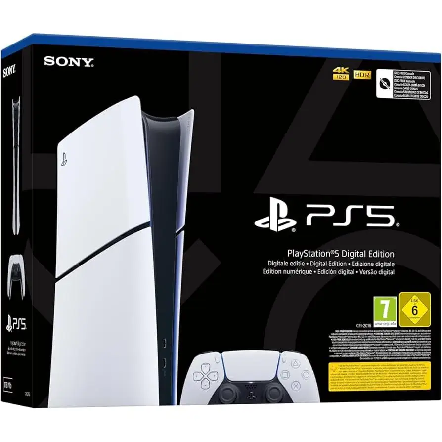 CONSOLA - PLAYSTATION 5 Edición digital (grupo de modelos slim) 825Gb MODELO: CFI-2116