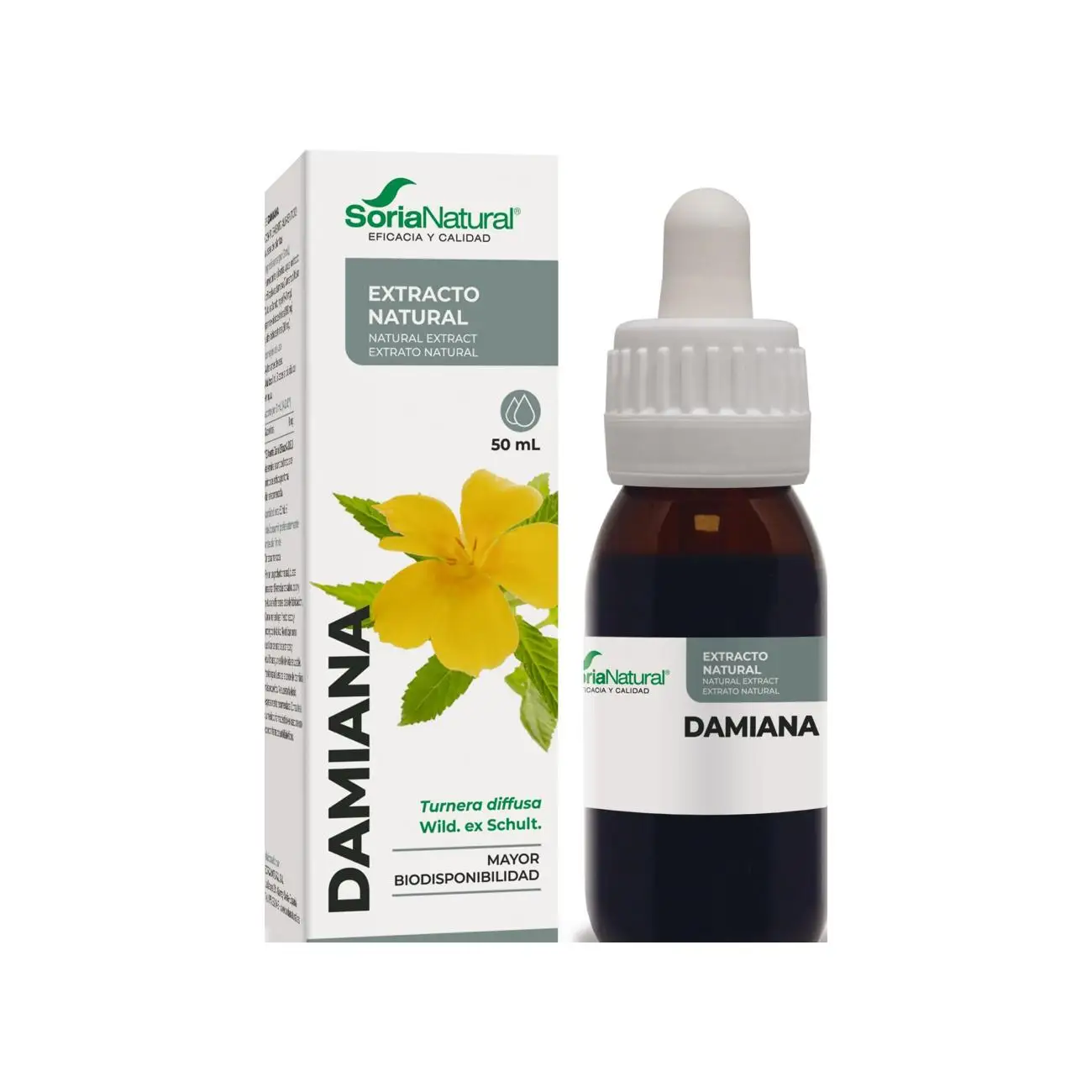 Soria Natural Extracto De Damiana 50 Ml - Energía Natural