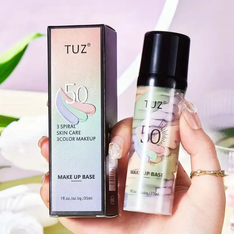 Makeup Prebase color-concealer TUZ 50 Moisturizing Illuminating Makeup Foundation Long-lasting Liquid Concealer invisible Pore Insulating Cream