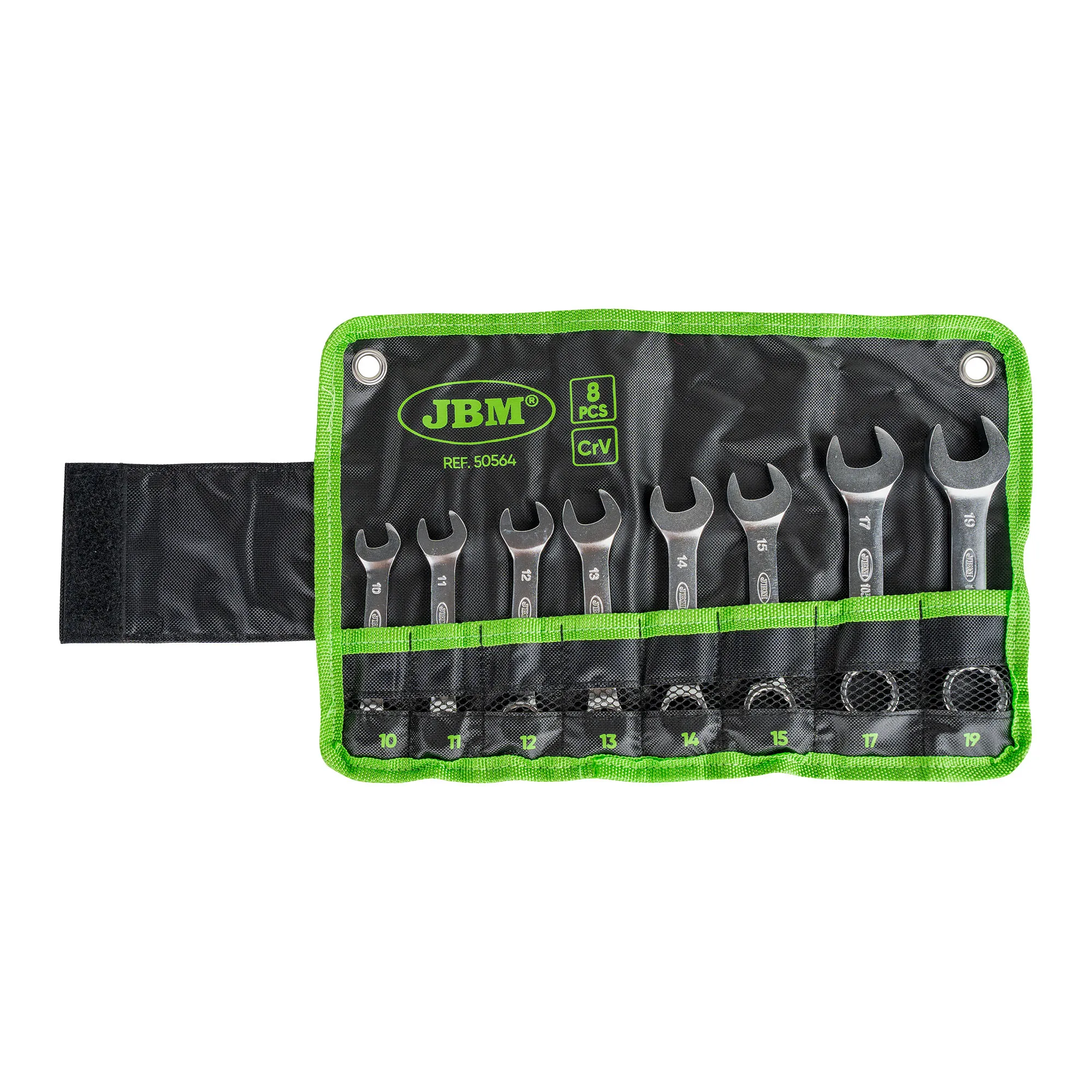 JBM 51318 Set of 8 Short Combination Keys-Complete Set of Manual Home Tools. Motorcycle, Car and Engine, Excellent Price