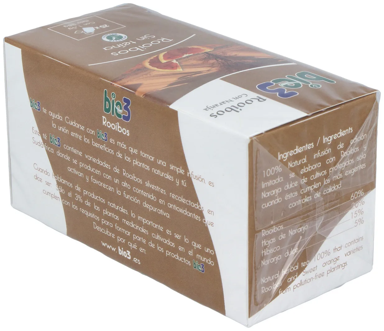 Bie 3 - Bie3 Te Rooibos with orange-infusion-25 sachets