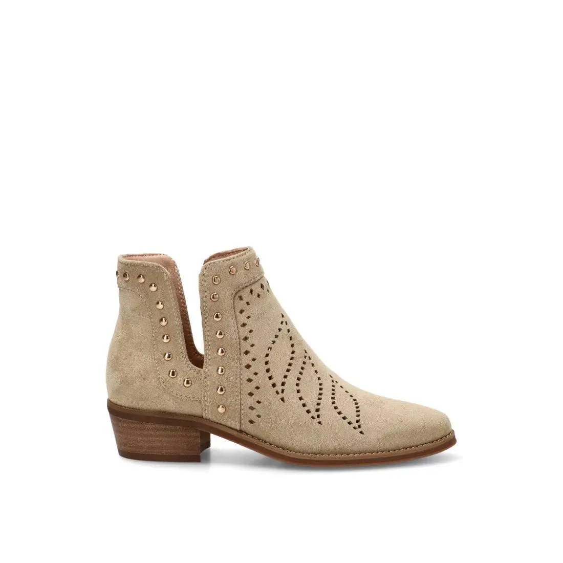 BOTÍN APERTURAS CAPRA 31128, ETIKA MUJER, TAUPE