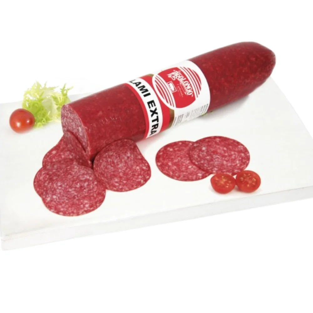 Salami extra de cerdo, Prolongo, origen lombardo desde 1820, sin gluten, raza Duroc, pieza entera, aprox. 1,8kg