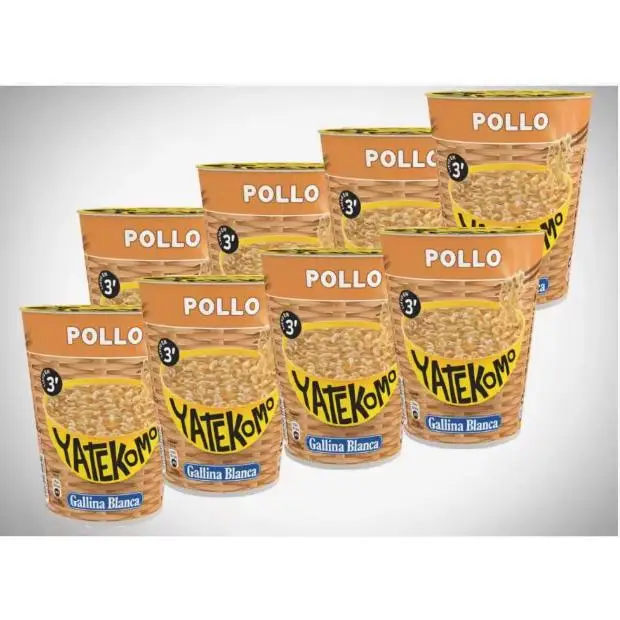Caja 8 unidades Fideos YATEKOMO Pollo 60g