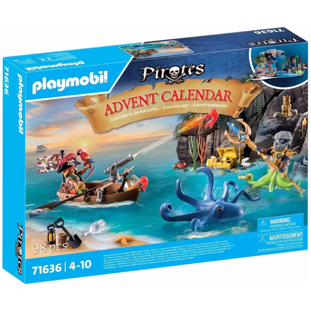 Calendario de adviento piratas Playmobil (71636) con 24 sorpresas