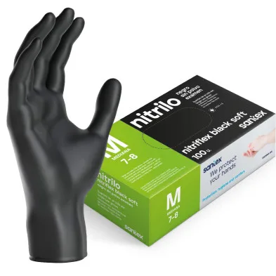 Nitriflex Black Nitriflex Black Santex 100 Und nitrile gloves