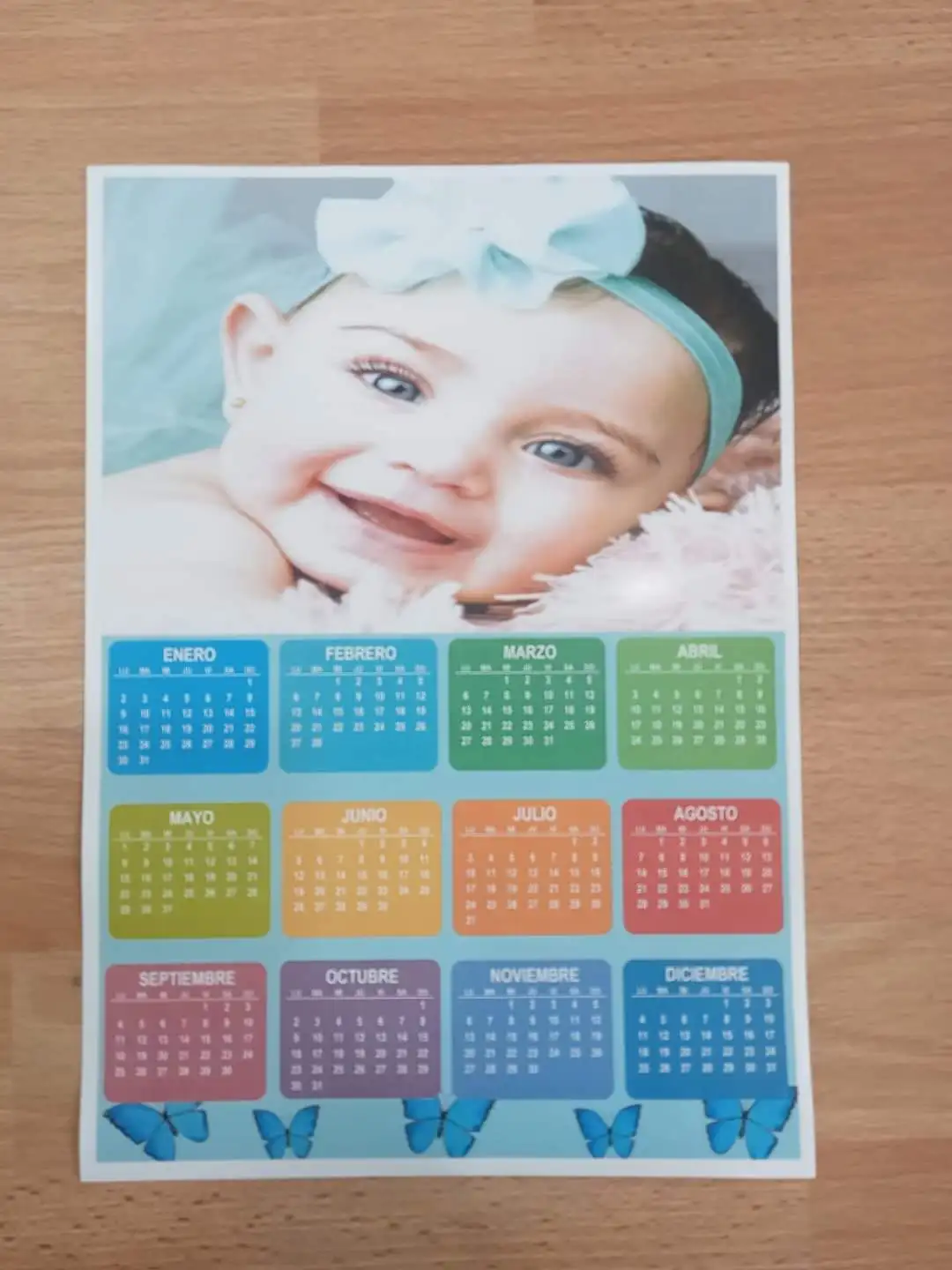 Calendars personalized with photo