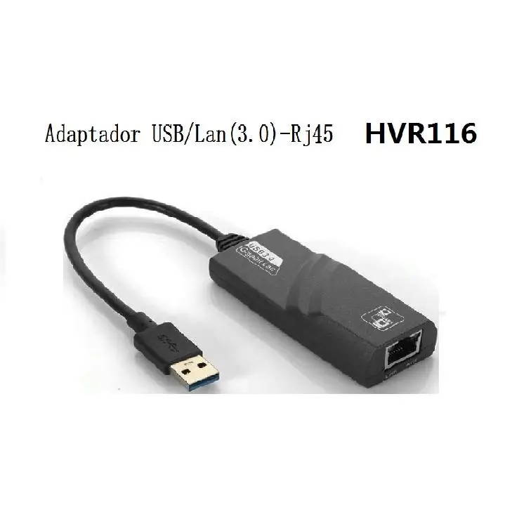 FGNS. Adaptador USB 3.0 a Ethernet, USB a RJ45 10/100/1000 Gigabit Ethernet LAN Compatible con  PC portátil con Windows7/8/10, XP, Vista,