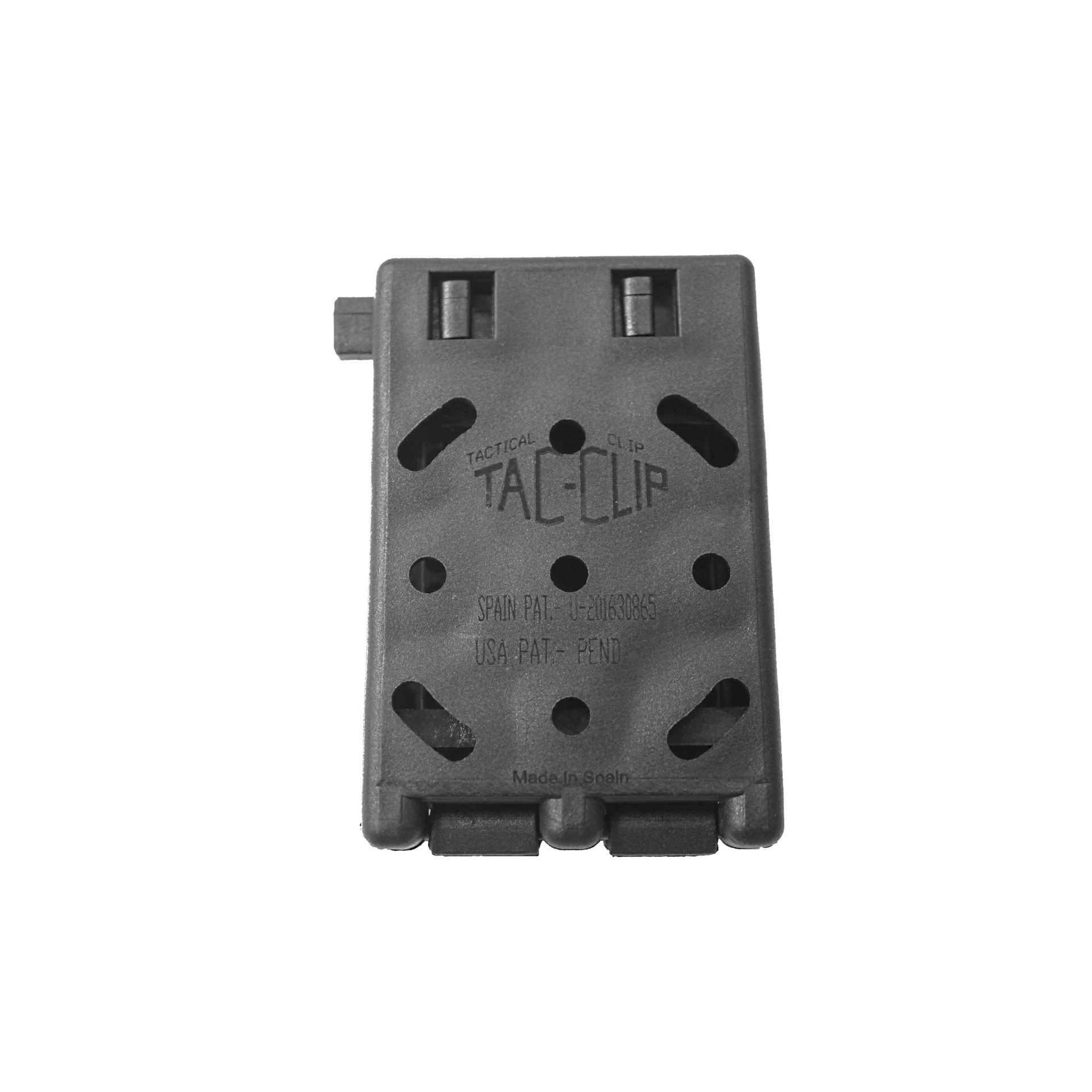 BIMORDISCOS Tac-Clip Español Multifuncional | Tek Lok | Sujección MOLLE Outdoor | Clip Cinturón | Fundas Kydex Clip Táctico Militar | Accesorios Acampada Armas de Caza | Airsoft