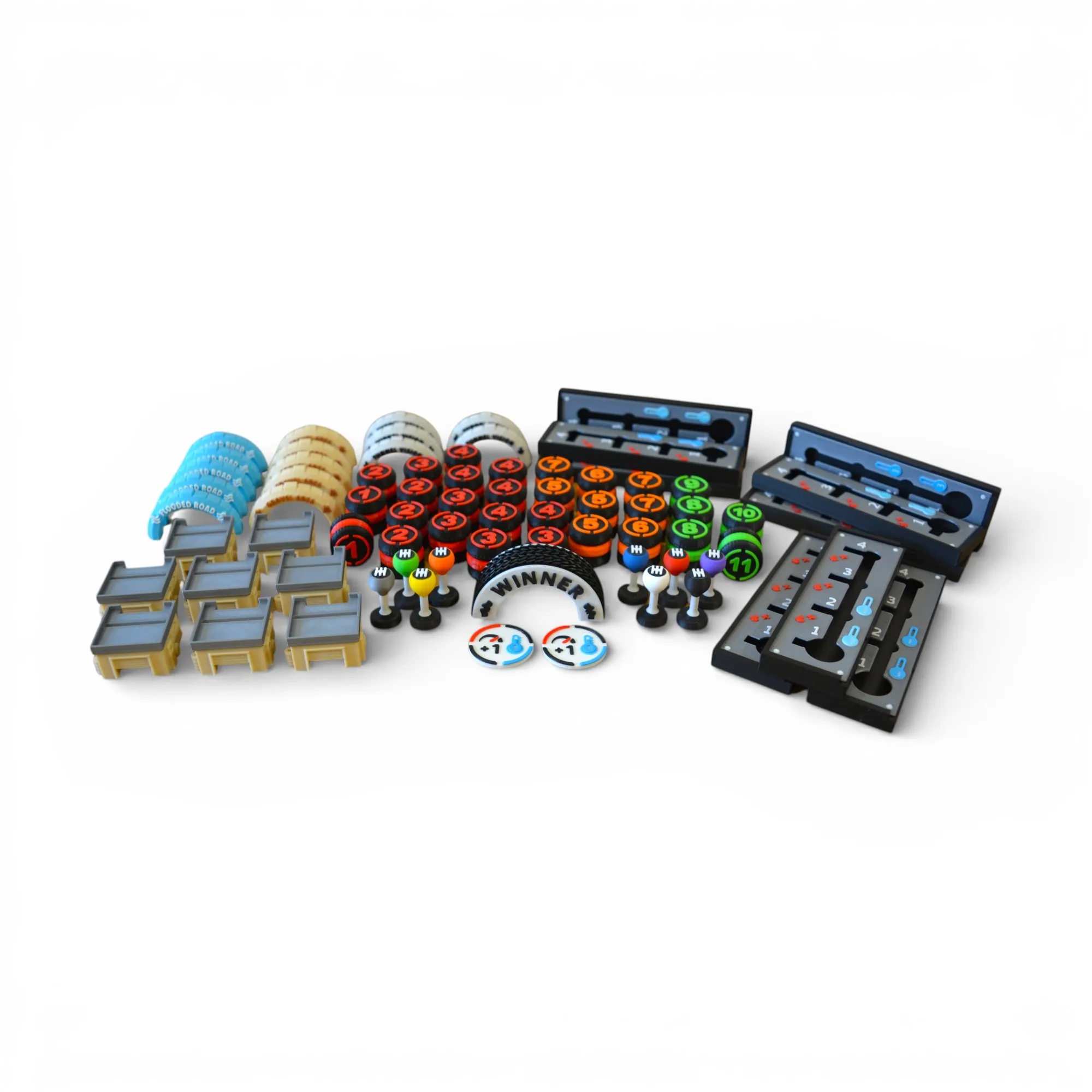 Heat Pedal to the Metal Juego de Mesa + Expansiones - Pack de Mejora Deluxe [x90 piezas] - La Cocina 3D