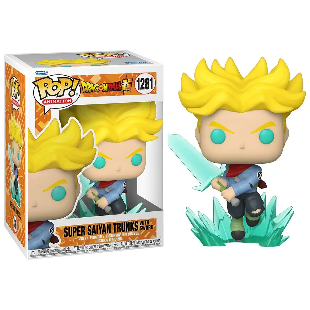 Funko Pop! Dragon Ball - Trunks con Espada, 58019, Nº1281