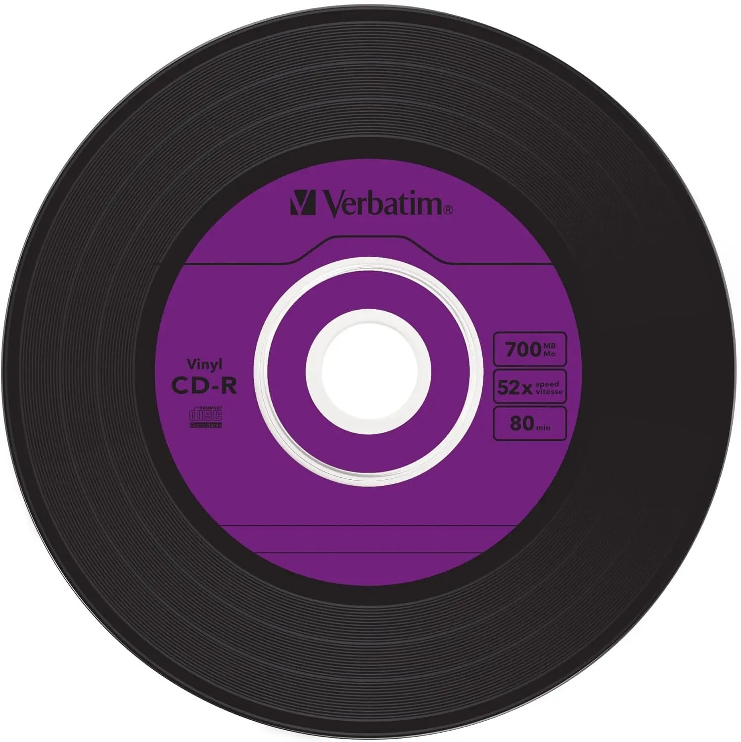 Verbatim 43426 52x Vinyl CD-R-Slim case 10 pieces