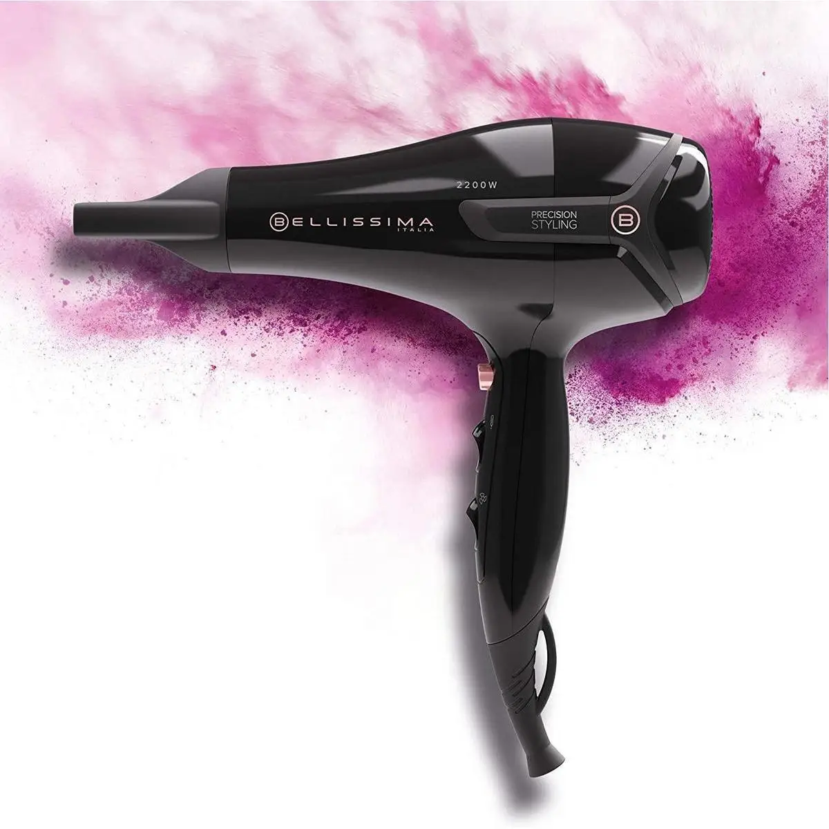 Bellissima S9 2200 Hair Dryer, Dry and Molding with Precision, 2200 W, 8 Combinations of Air Flow and Temperature