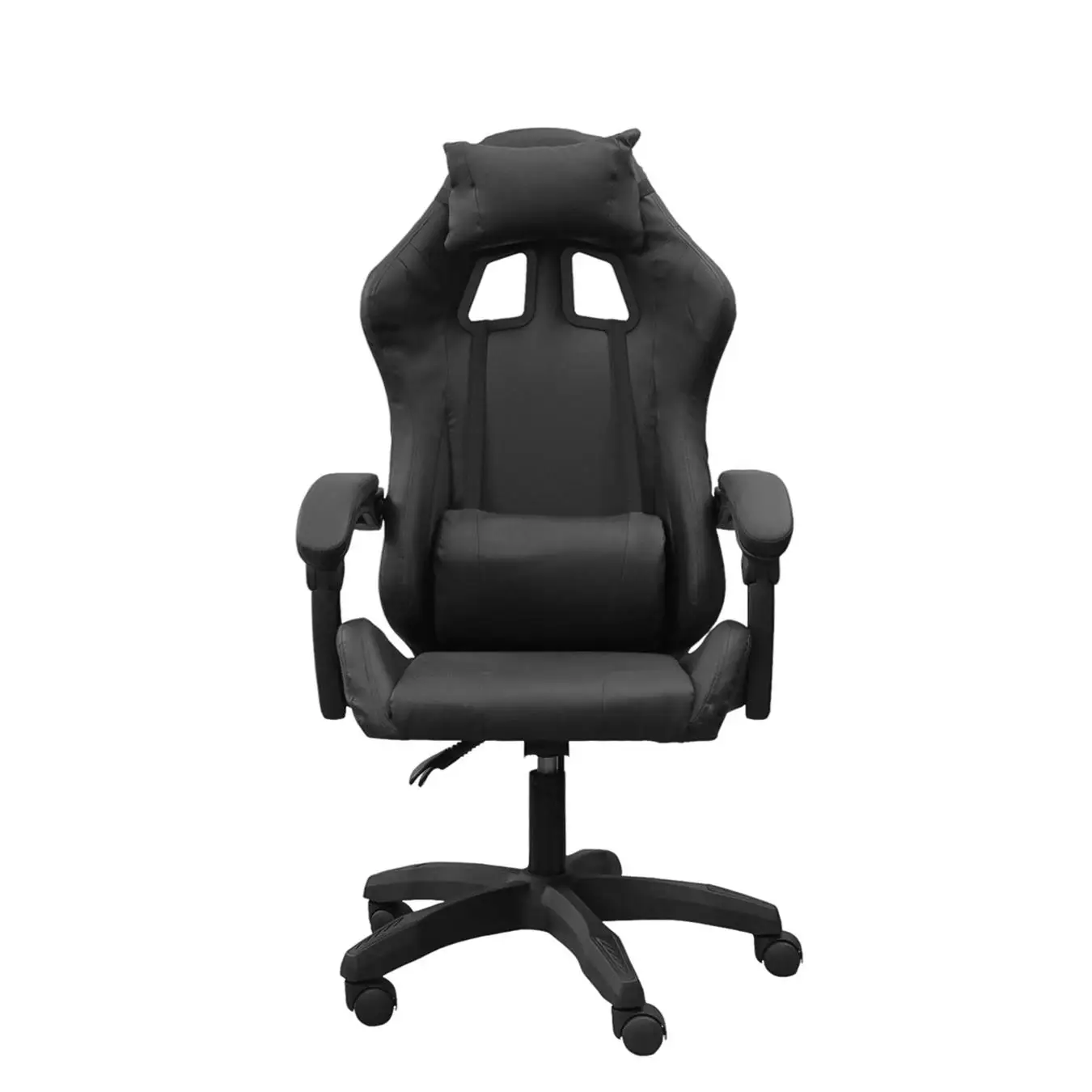 Sedia da gioco DASCK, sedia da ufficio con poggiatesta e schienale regolabile, ergonomica con supporto lombare, altezza regolabile