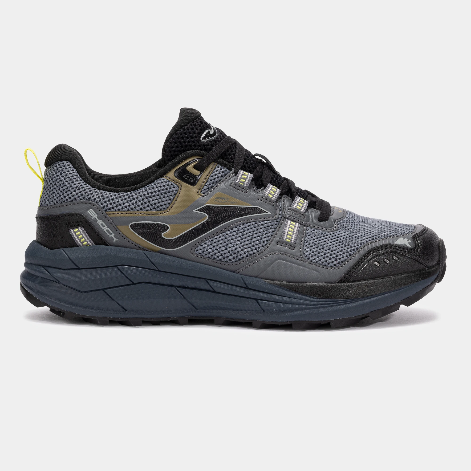 Zapatilla Trekking Hombre Joma Shock 2522 Gris Oscuro Confortable