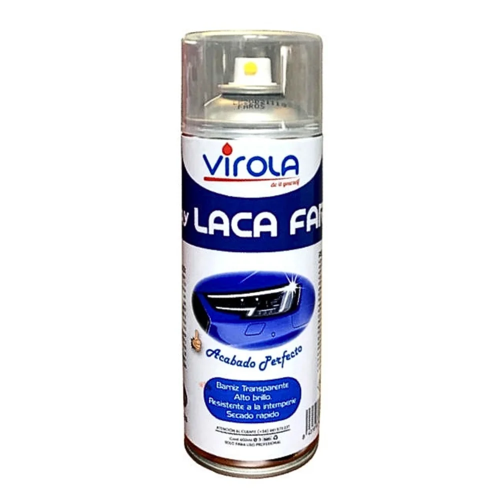 Barniz Transparente Faros Spray 400 Ml - Protege y Mejora Apariencia - Bricosalvaje