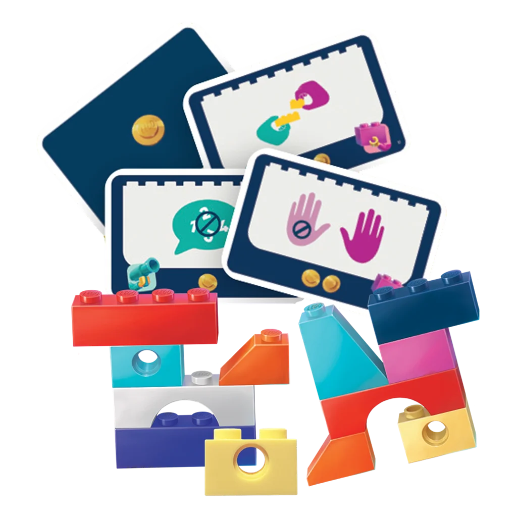 Asmodee - brick like this! The official lego game - party game - 15 mins - 2-8 players - + 7 years - spanish and portuguese