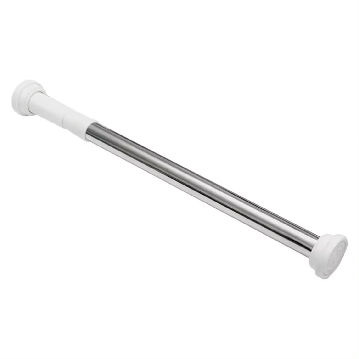 Barra Extensible Ajustable Blanco Para Cortina Ducha, Armario y Cocina Material Acero -Garantía 2 años -Fácil de Instalar, Multifunción y Duradera -Resistente, Antioxidante y Adaptable a Múltiples
