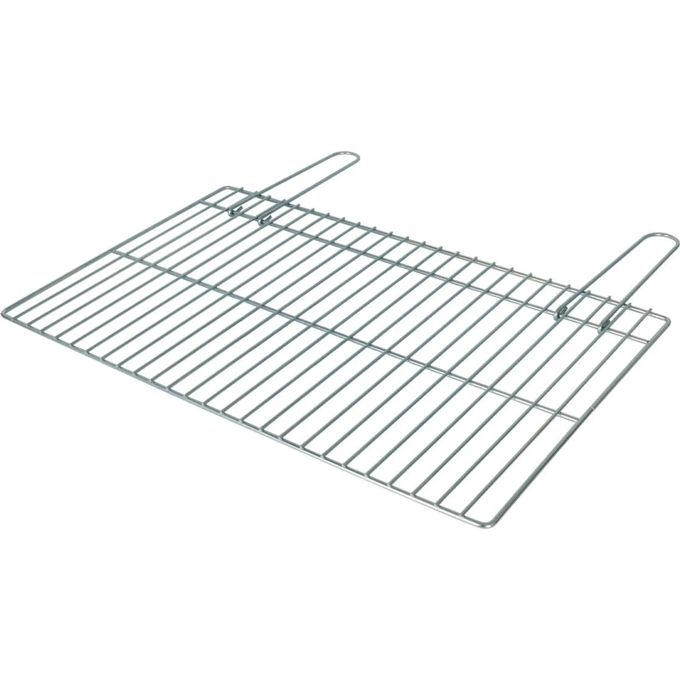 Algon - Parrilla Barbacoa 66x40cm Simple Zincada - Resistente y Duradera - Fácil de Limpiar - Versátil - Portátil y Compacta