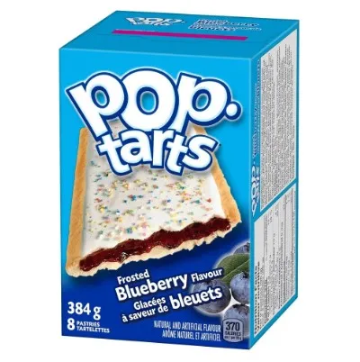 Wonderbox Pop Tarts - Chocolate Fudge- Blueberry- Cherry- Hot Fudge Sundae