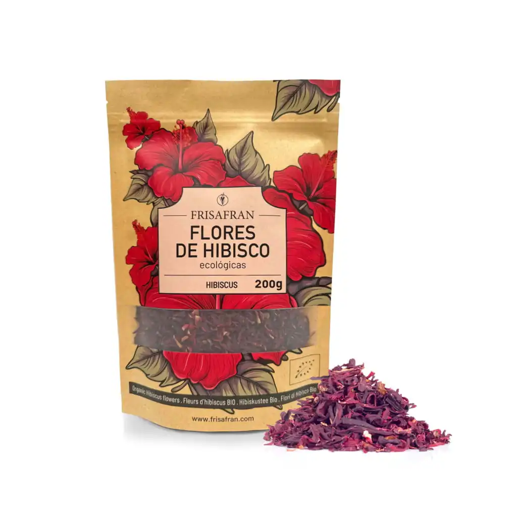 Flor de Hibisco Ecológica a Granel (para Infusión y Té) FRISAFRAN
