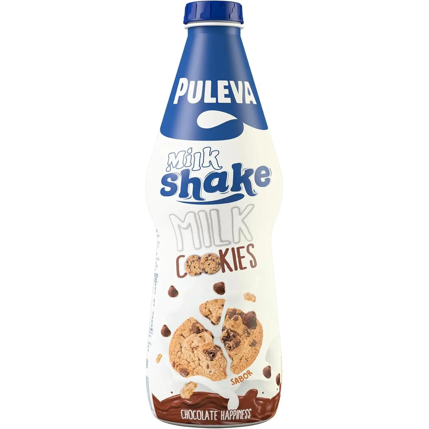 Puleva Milkshakes - Batido de Milk & Cookies, Bebida Láctea de Chocolate, Sabor a Galleta 1l - 6 UNIDADES