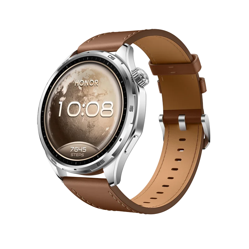 Reloj inteligente HONOR Watch 6 con GPS, 46 mm, pantalla LTPS de 1,46 pulgadas con un brillo de 3.000 nits, hasta 35 días de autonomía, GPS de doble banda, más de 120 deportes y un monitor de salud 6