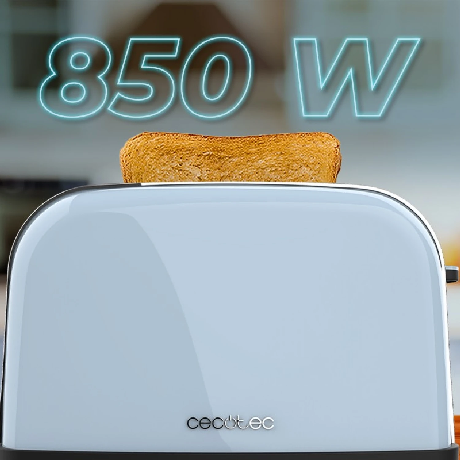 Cecotec vertical toaster toastin' time 850 blue
